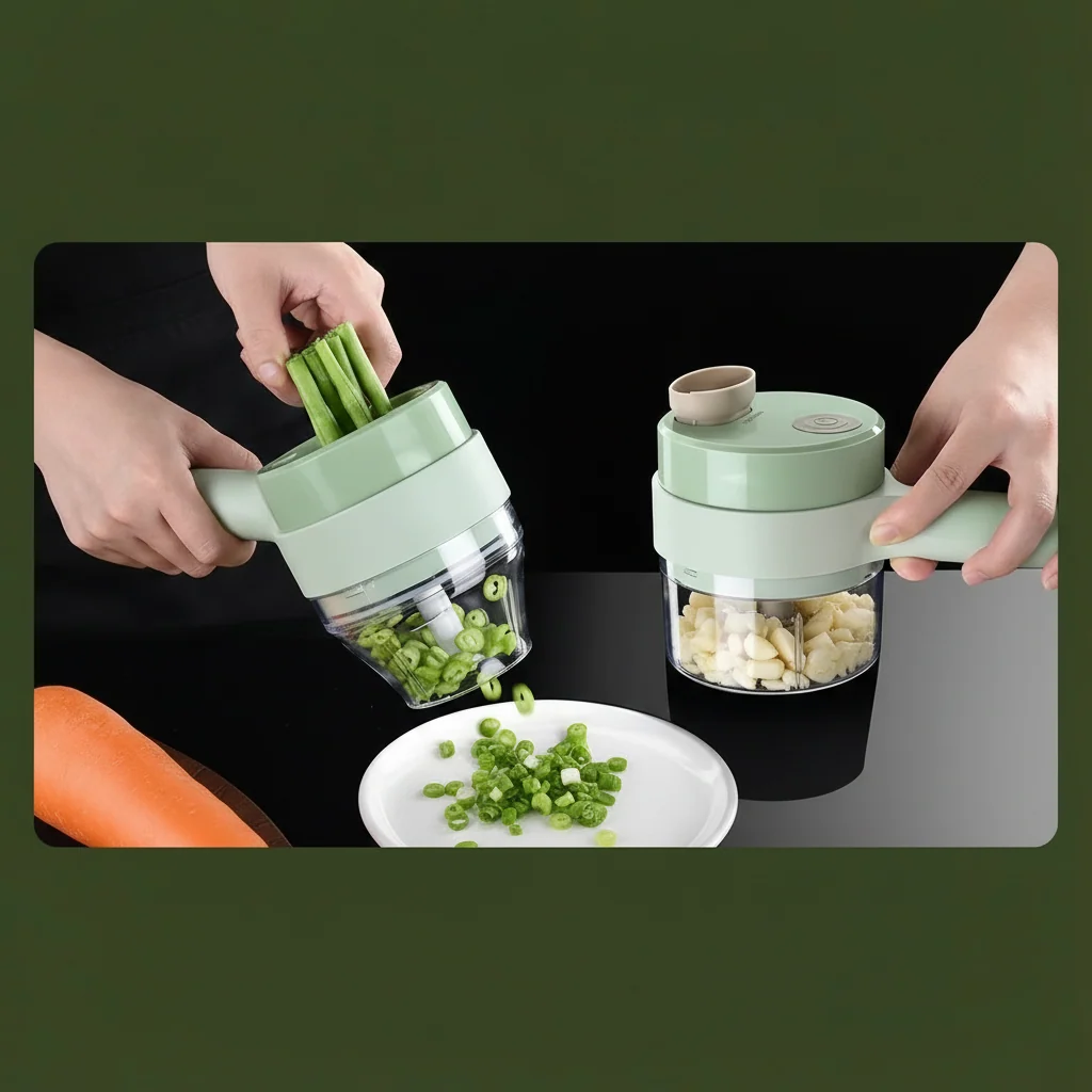 Vegetable Chopper Manual Handheld Easy Use Kitchen Tool - Image 5